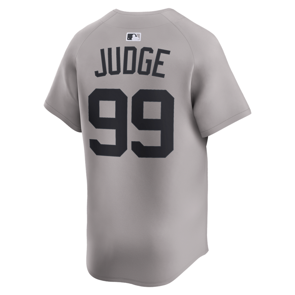 New York Yankees Aaron Judge Nike Road Limited Jersey - Gray