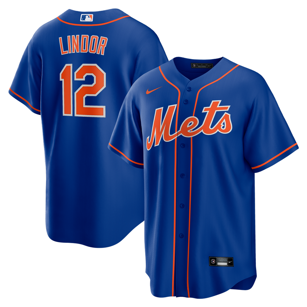 New York Mets Francisco Lindor Nike Alternate Replica Jersey - Royal