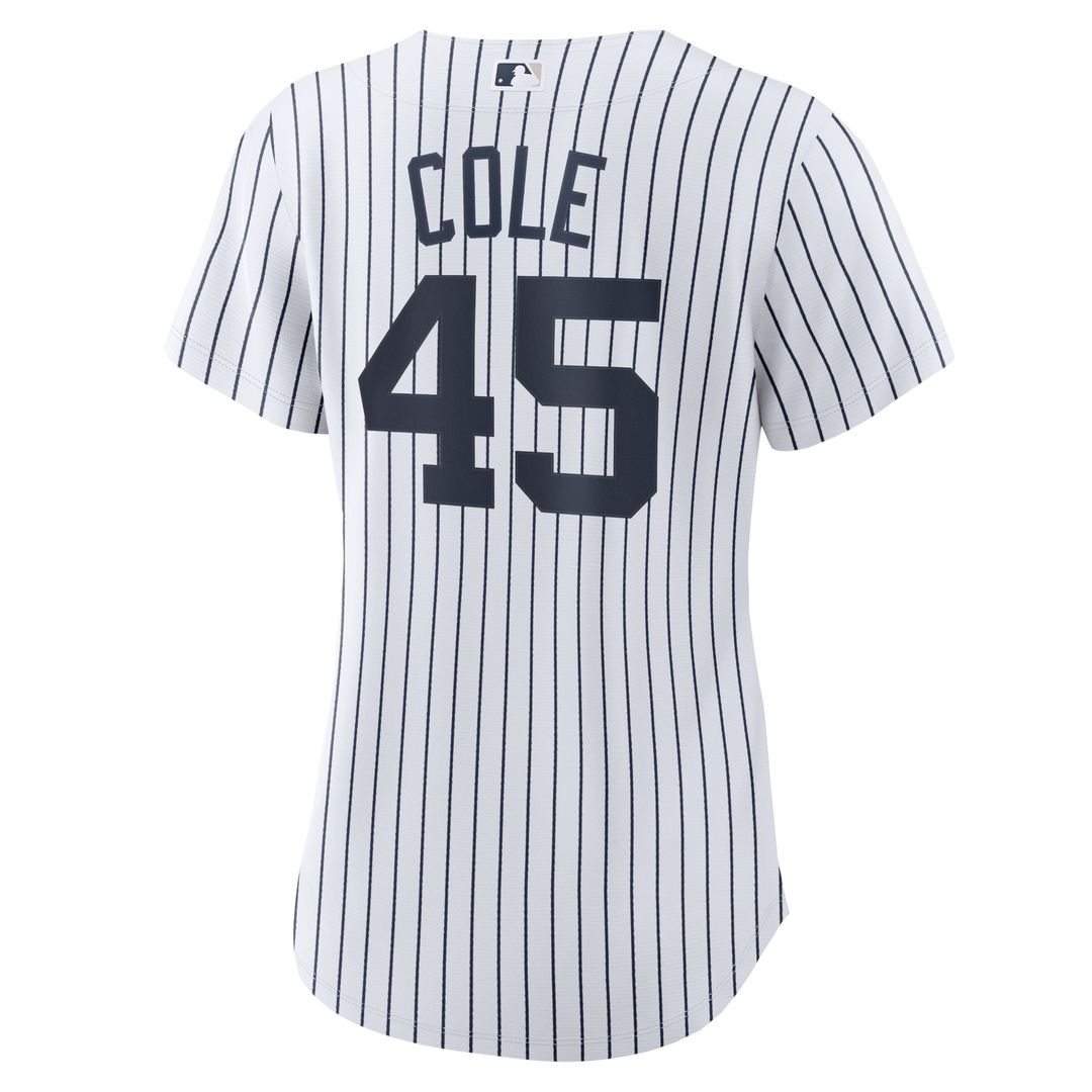 New York Yankees Gerrit Cole Nike Women's Home Replica Jersey - White