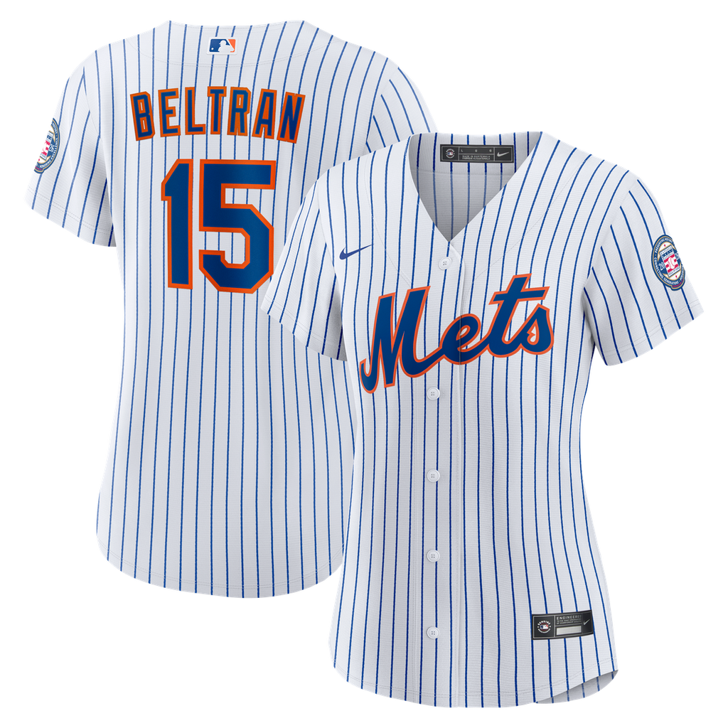 New York Mets Carlos Beltran Nike Women's 2026 Baseball Hall of Fame Retired Replica Jersey - White