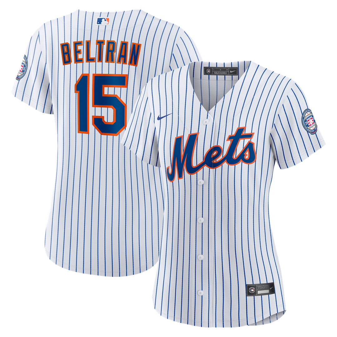 New York Mets Carlos Beltran Nike Women's 2026 Baseball Hall of Fame Retired Replica Jersey - White