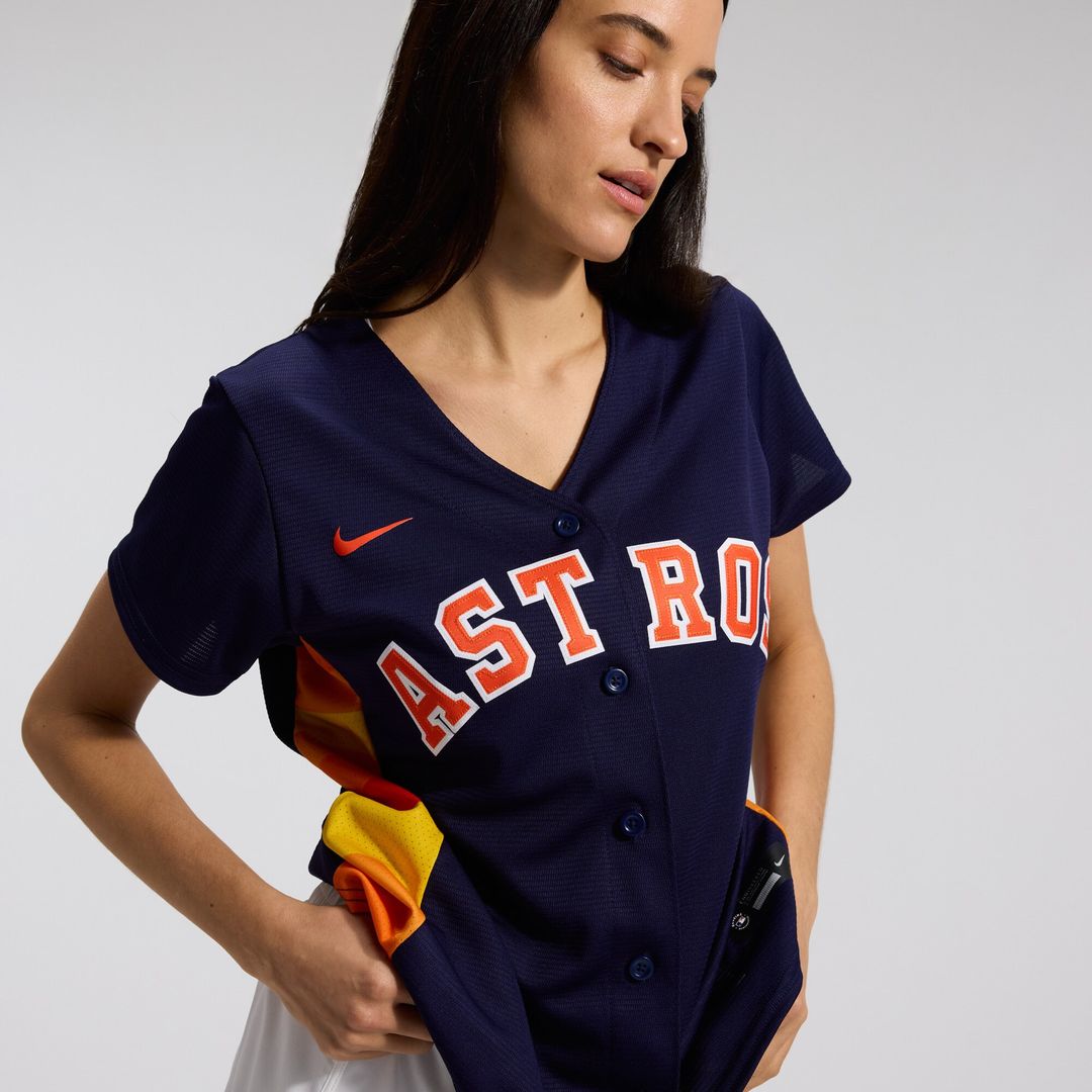 Houston Astros Jose Altuve Nike Women's Alternate Replica Jersey - Navy