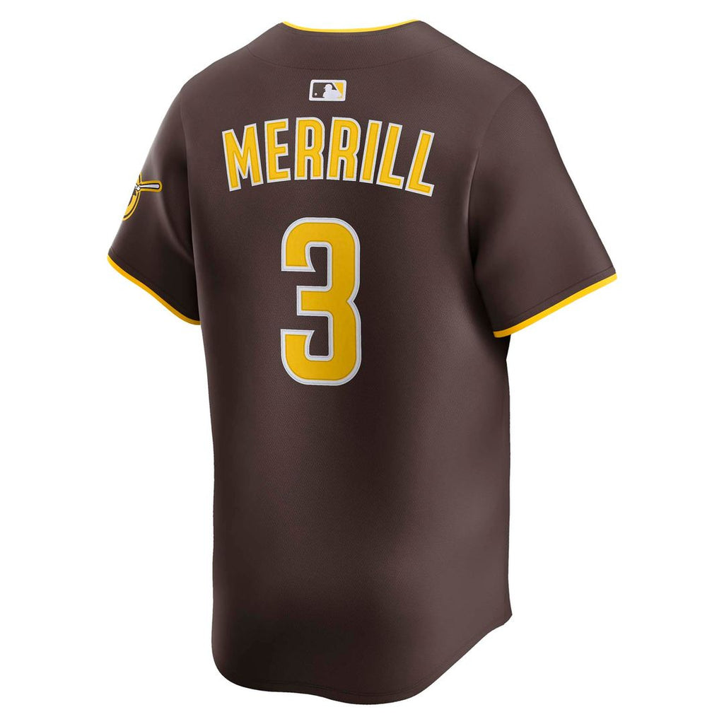 San Diego Padres Jackson Merrill Nike Home Limited Jersey - White