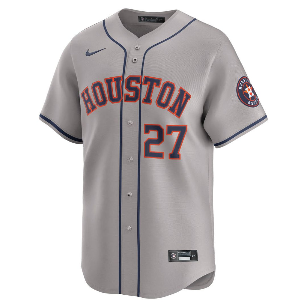 Houston Astros Jose Altuve Nike Road Limited Jersey - Gray