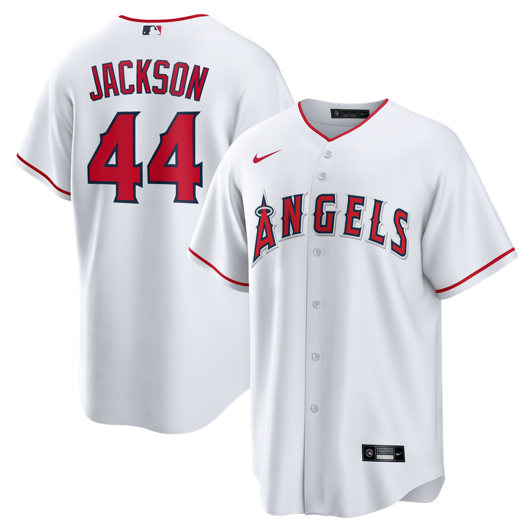 Los Angeles Angels Reggie Jackson Nike Home Retired Replica Jersey - White