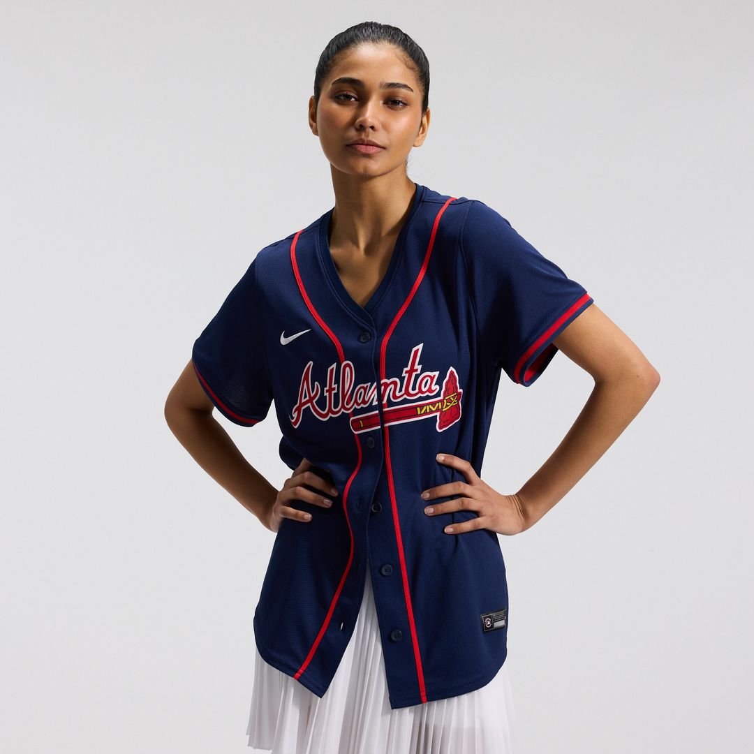 Atlanta Braves Ronald Acuña Jr. Nike Women's Alternate Limited Jersey - Navy