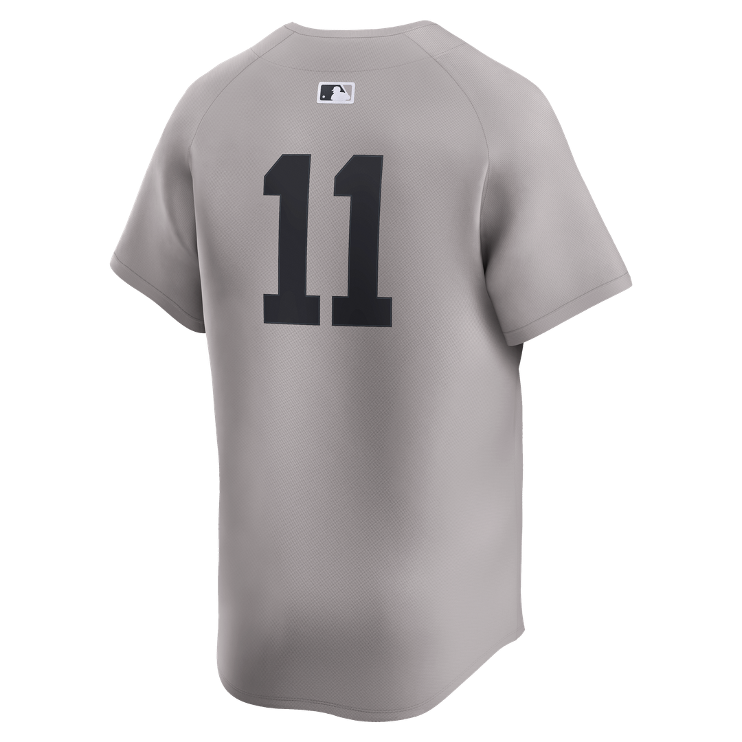 New York Yankees Anthony Volpe Nike Road Limited Jersey - Gray