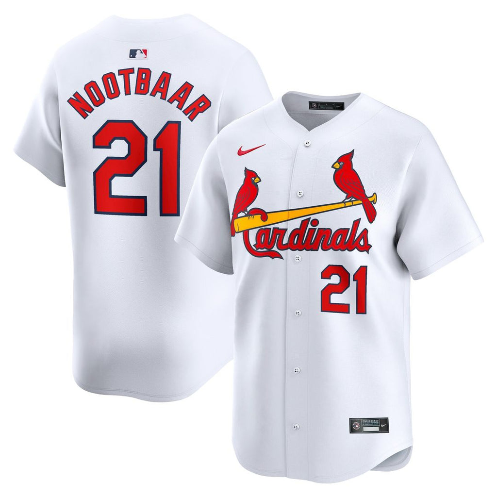 St. Louis Cardinals Lars Nootbaar Nike Home Limited Jersey - White