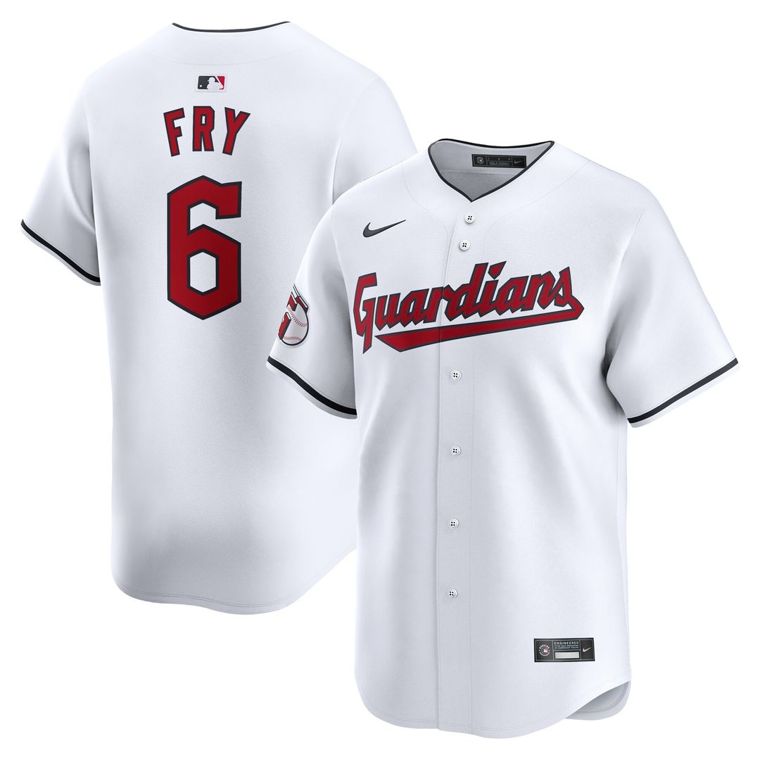 Cleveland Guardians David Fry Nike Home Limited Jersey - White