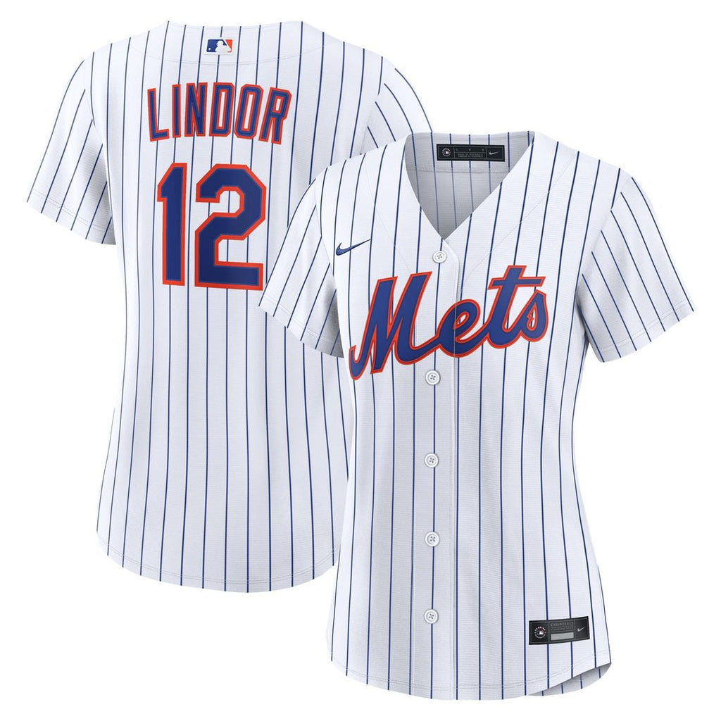 New York Mets Francisco Lindor Nike Women's Alternate Replica Jersey - Black