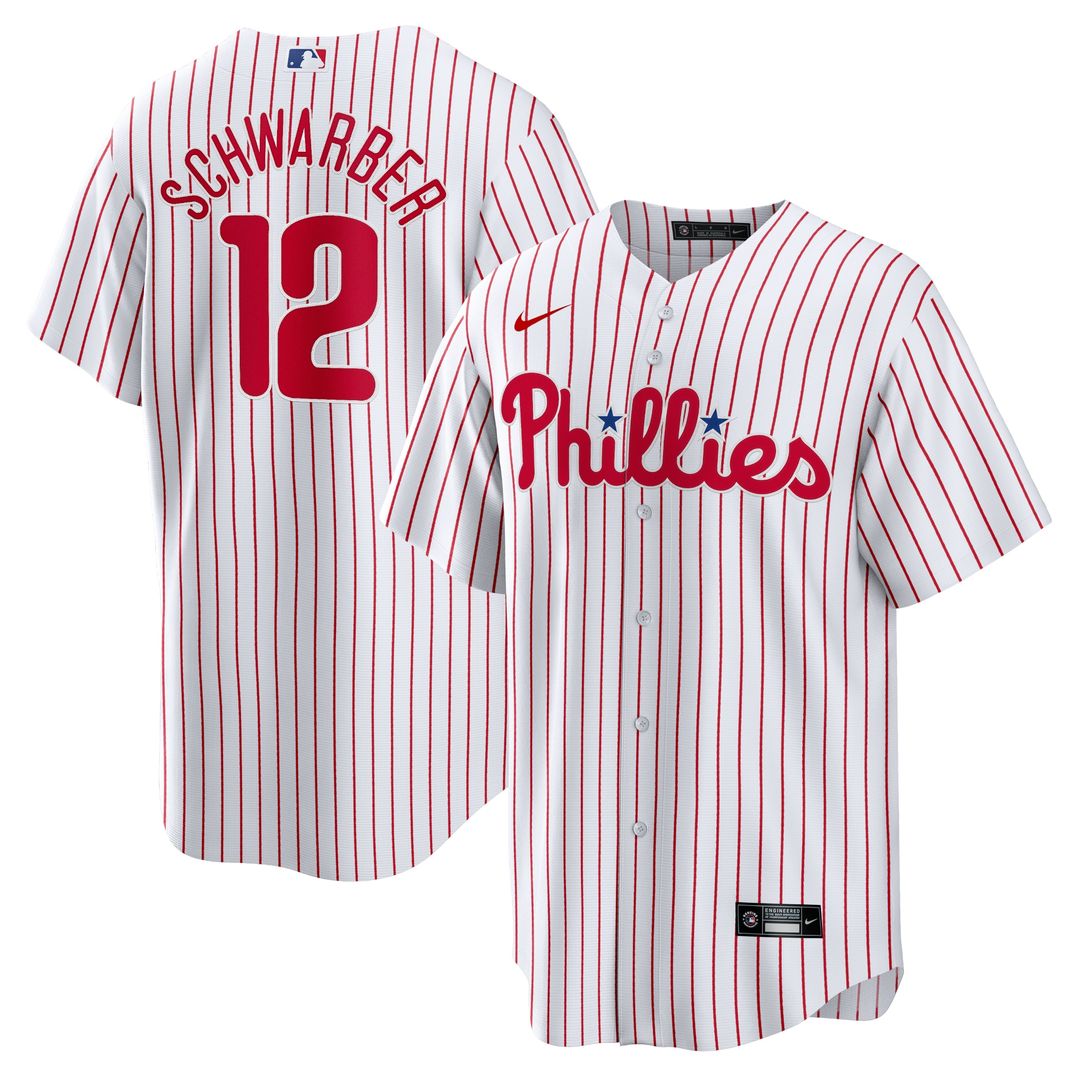 Philadelphia Phillies Kyle Schwarber Nike Replica Jersey - White