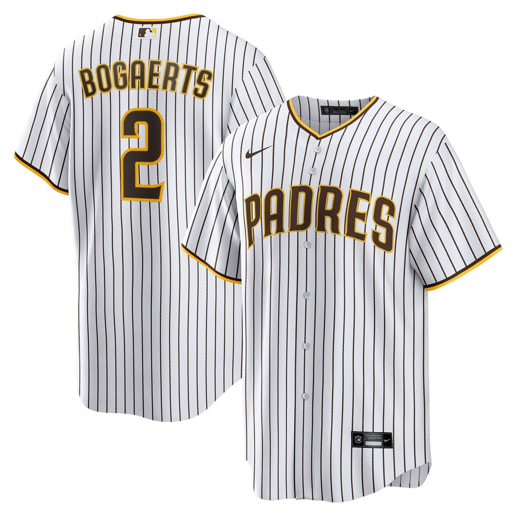 San Diego Padres Xander Bogaerts Nike Home Official Replica Jersey - White/Brown