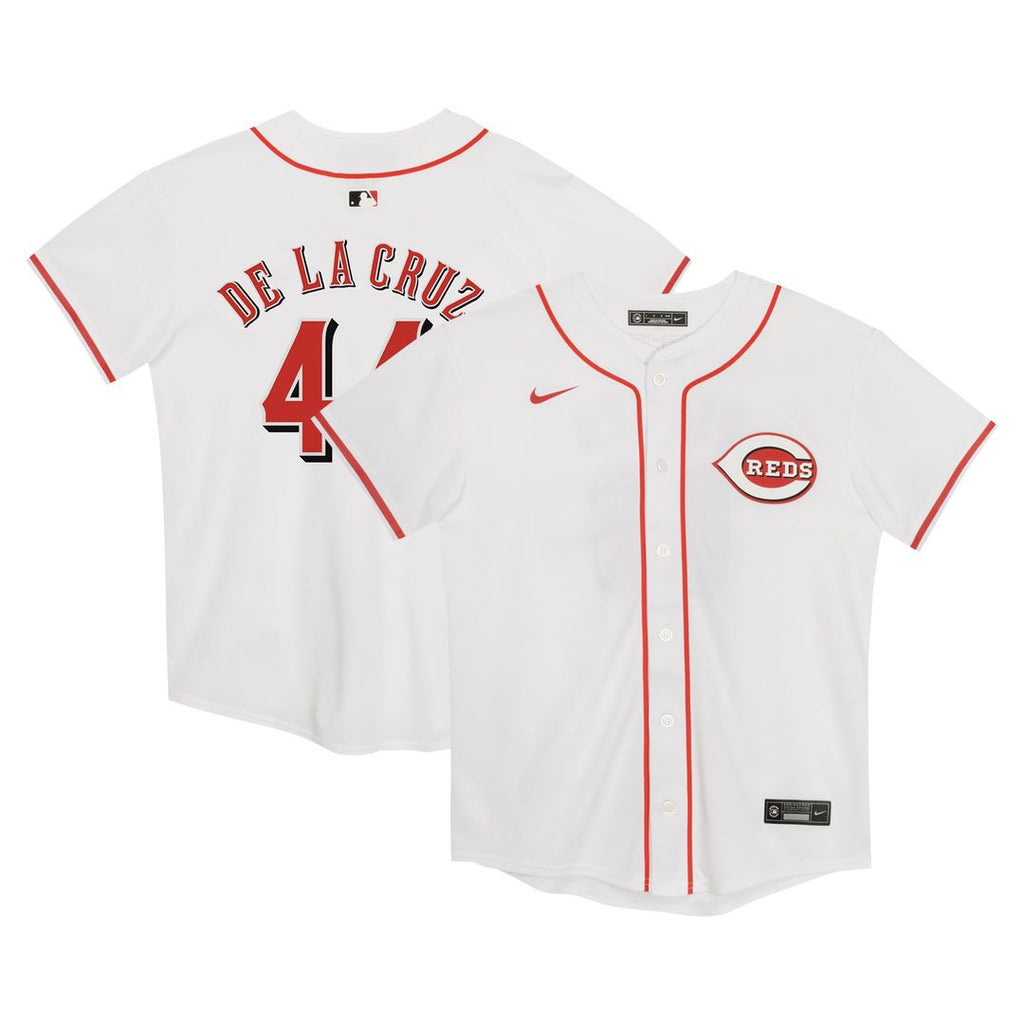 Cincinnati Reds Elly De La Cruz Nike Preschool Home Game Jersey - White