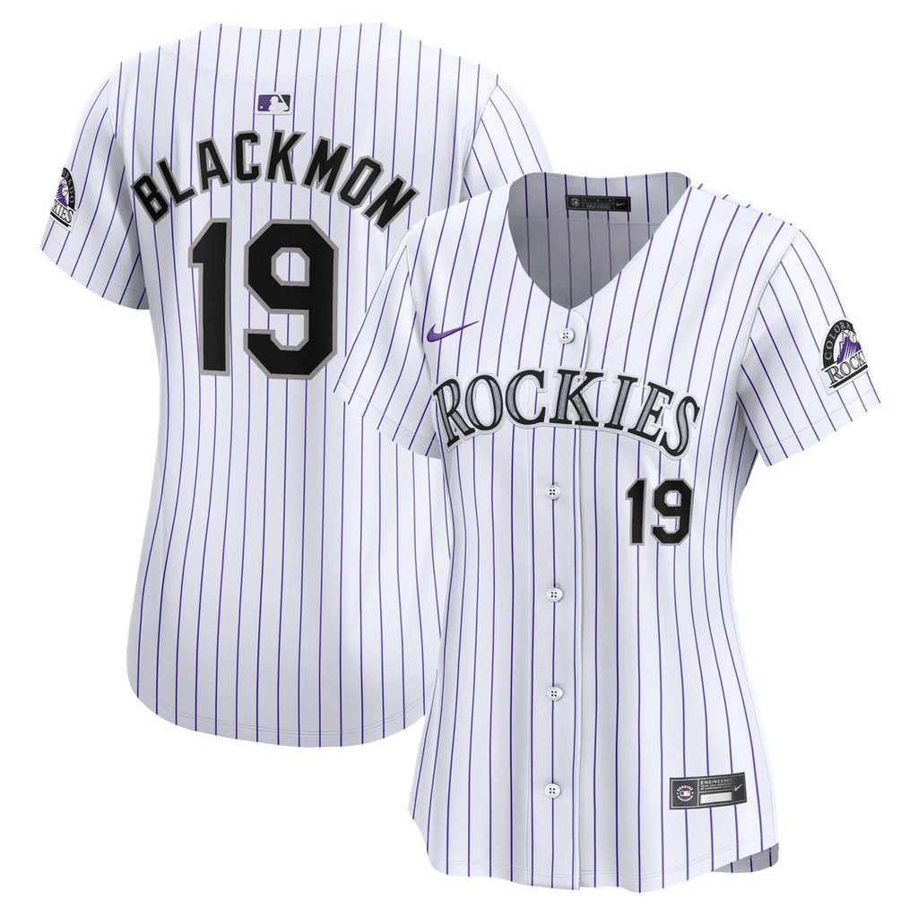 Colorado Rockies Charlie Blackmon Nike Women's Home Limited Jersey - White
