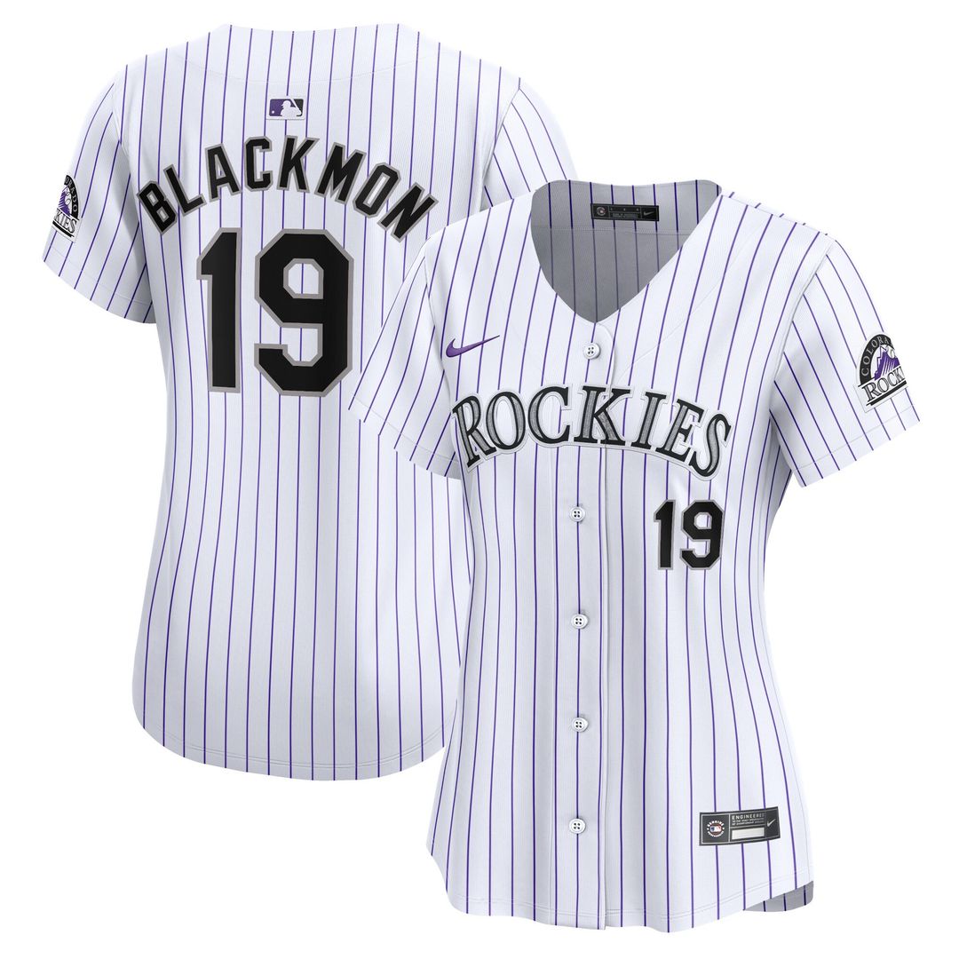 Colorado Rockies Charlie Blackmon Nike Women's Home Limited Jersey - White