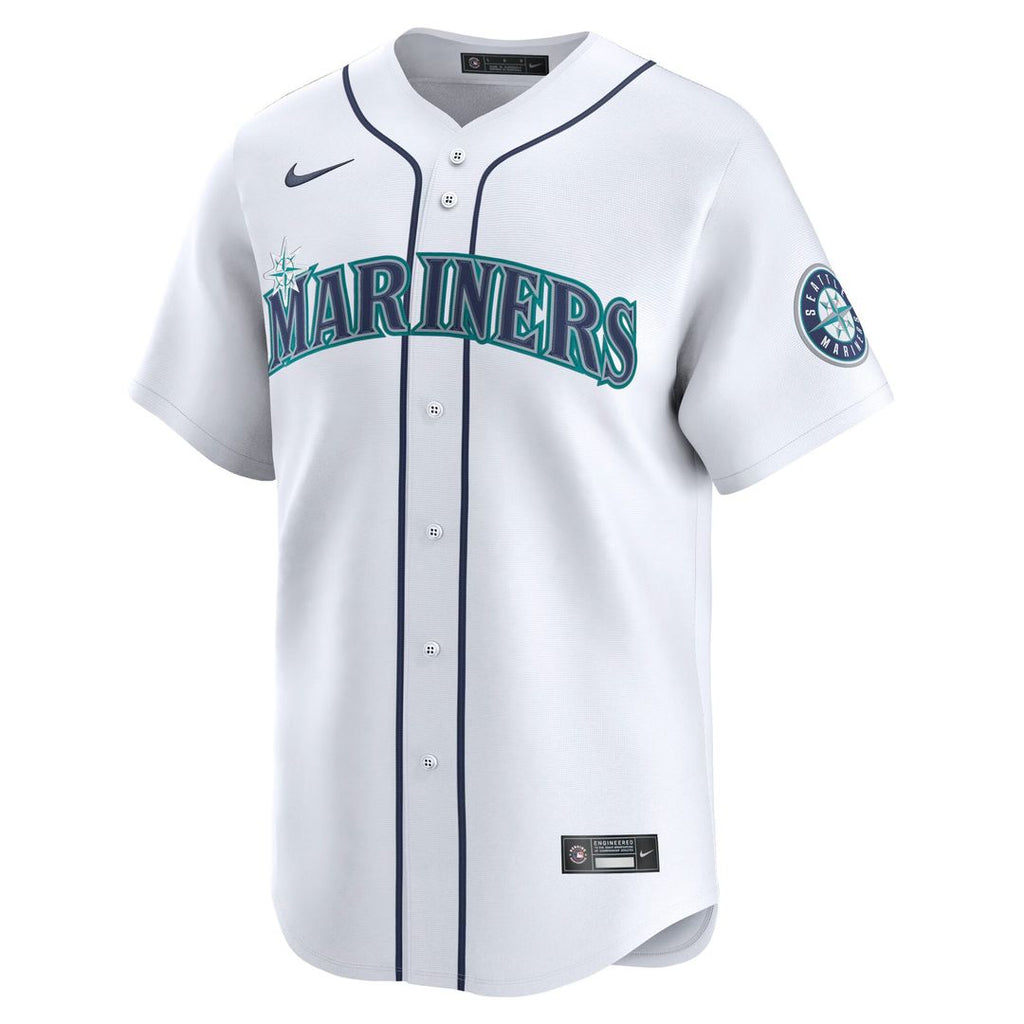 Seattle Mariners Cal Raleigh Nike Home Limited Jersey - White