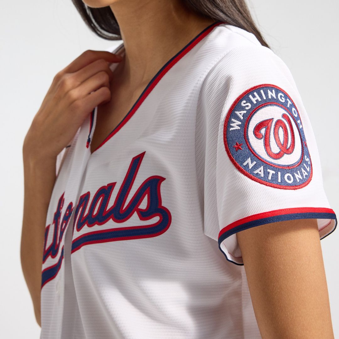 Washington Nationals CJ Abrams Nike Women's Home Replica Jersey - White