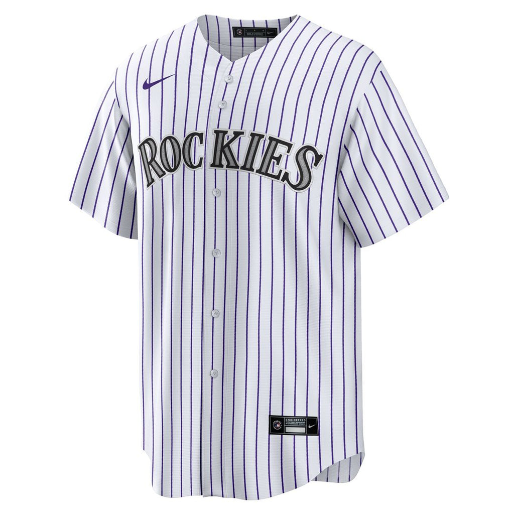 Colorado Rockies Tyler Freeman Nike Home Replica Jersey - White