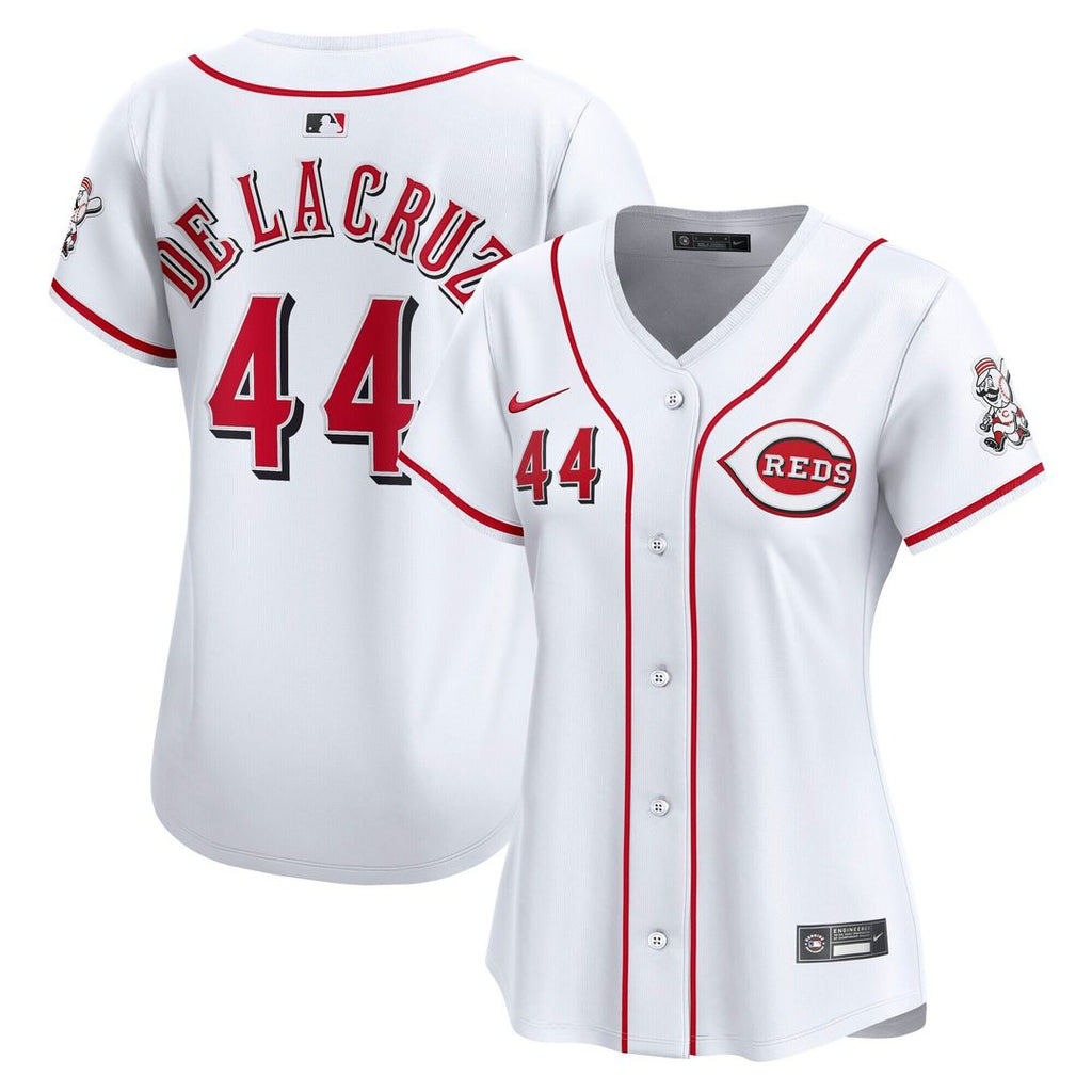 Cincinnati Reds Elly De La Cruz Nike Women's Home Limited Jersey - White