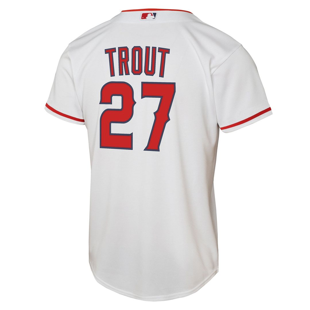 Los Angeles Angels Mike Trout Nike Youth Home Replica Jersey - White