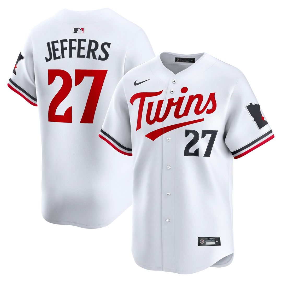 Minnesota Twins Ryan Jeffers Nike Home Limited Jersey - White