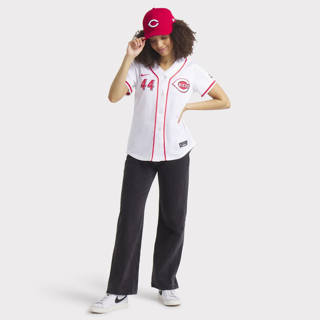 Cincinnati Reds Elly De La Cruz Nike Women's Home Limited Jersey - White