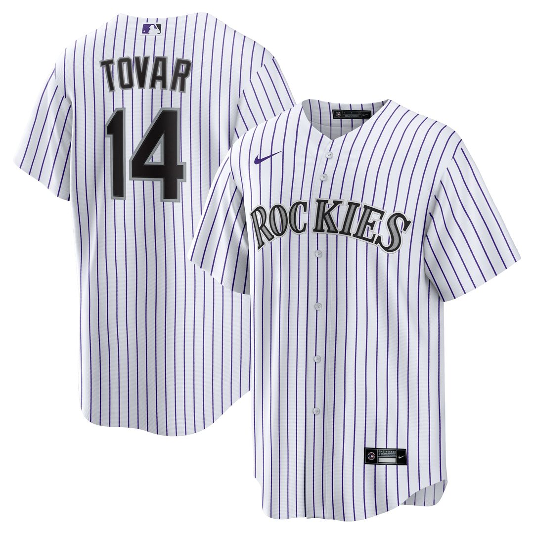 Colorado Rockies Ezequiel Tovar Nike Home Replica Jersey - White