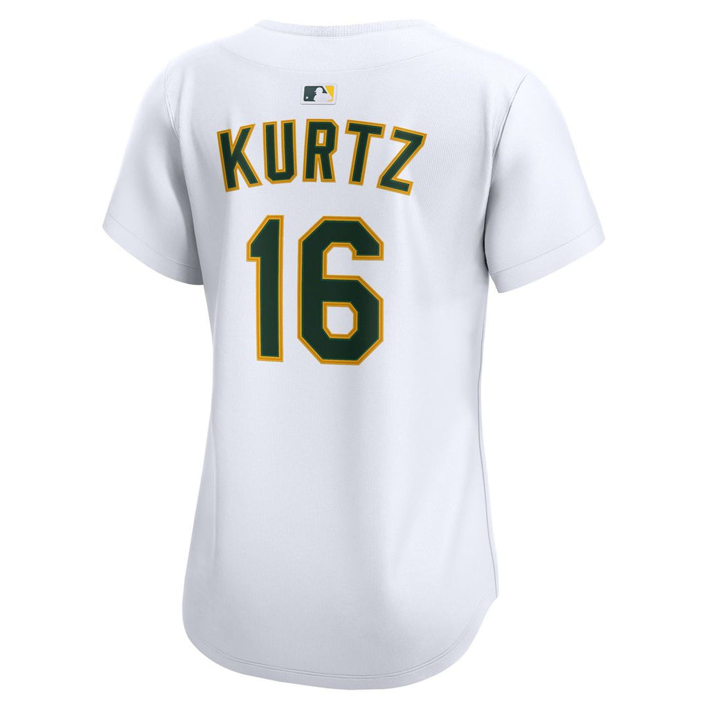 Athletics Nick Kurtz Nike Women's Home Limited Jersey - White