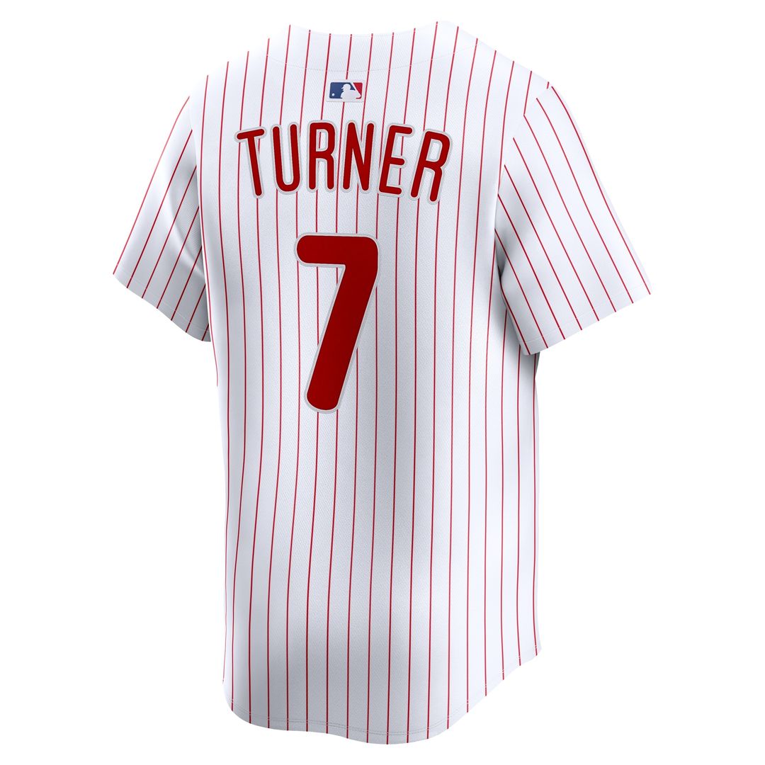 Philadelphia Phillies Trea Turner Nike Home Limited Jersey - White