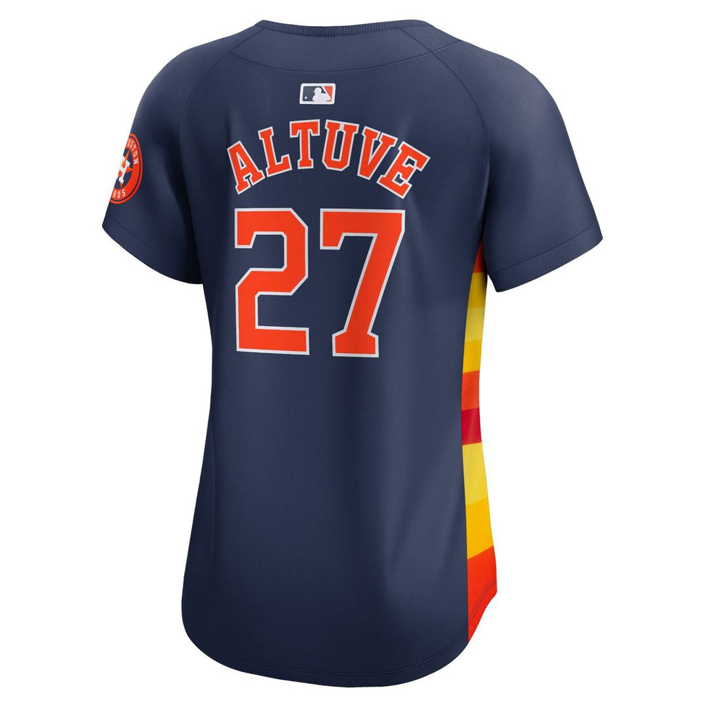 Houston Astros Jose Altuve Nike Women's Alternate Limited Jersey - Navy