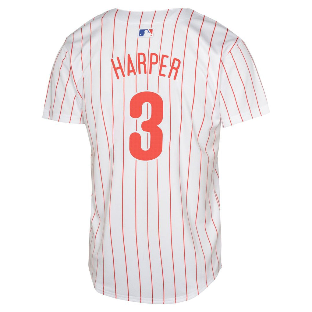 Philadelphia Phillies Bryce Harper Youth Limited Jersey - White