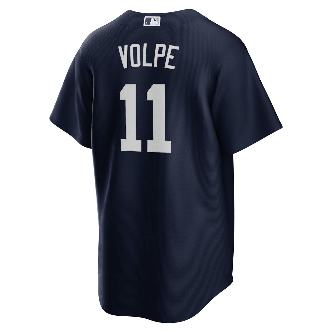 New York Yankees Anthony Volpe Nike Big & Tall Alternate Replica Jersey - Navy