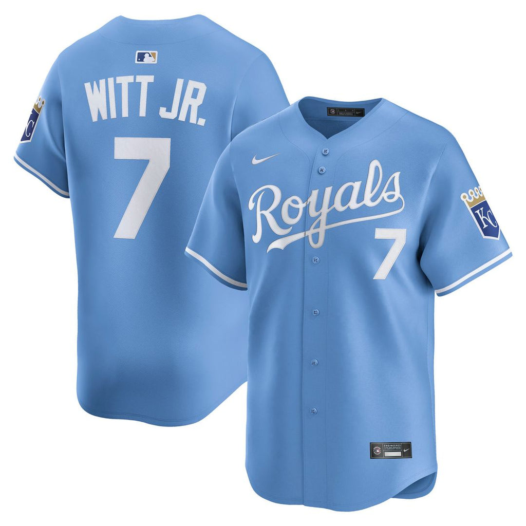 Kansas City Royals Bobby Witt Jr. Nike Alternate Limited Jersey - Light Blue