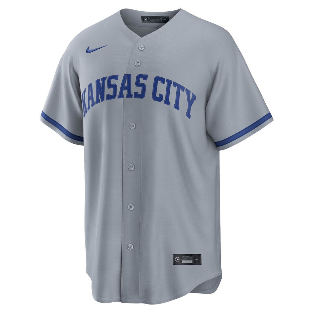 Kansas City Royals Bobby Witt Jr. Nike Road Replica Jersey - Gray