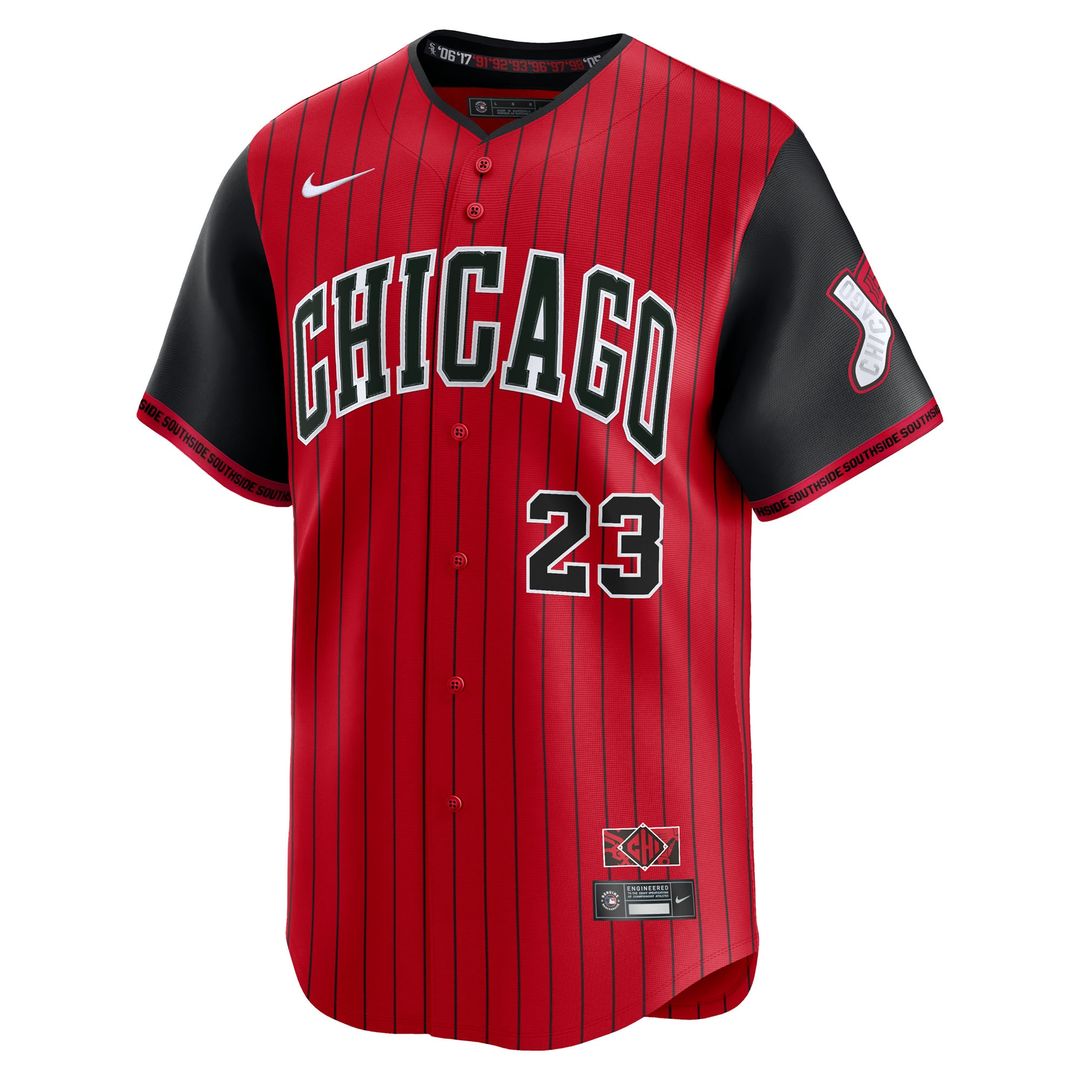 Chicago White Sox Andrew Benintendi Nike 2025 City Connect Limited Jersey - Red/Black
