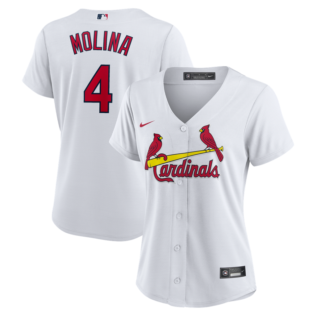 St. Louis Cardinals Yadier Molina Nike Women's Home Replica Jersey - White