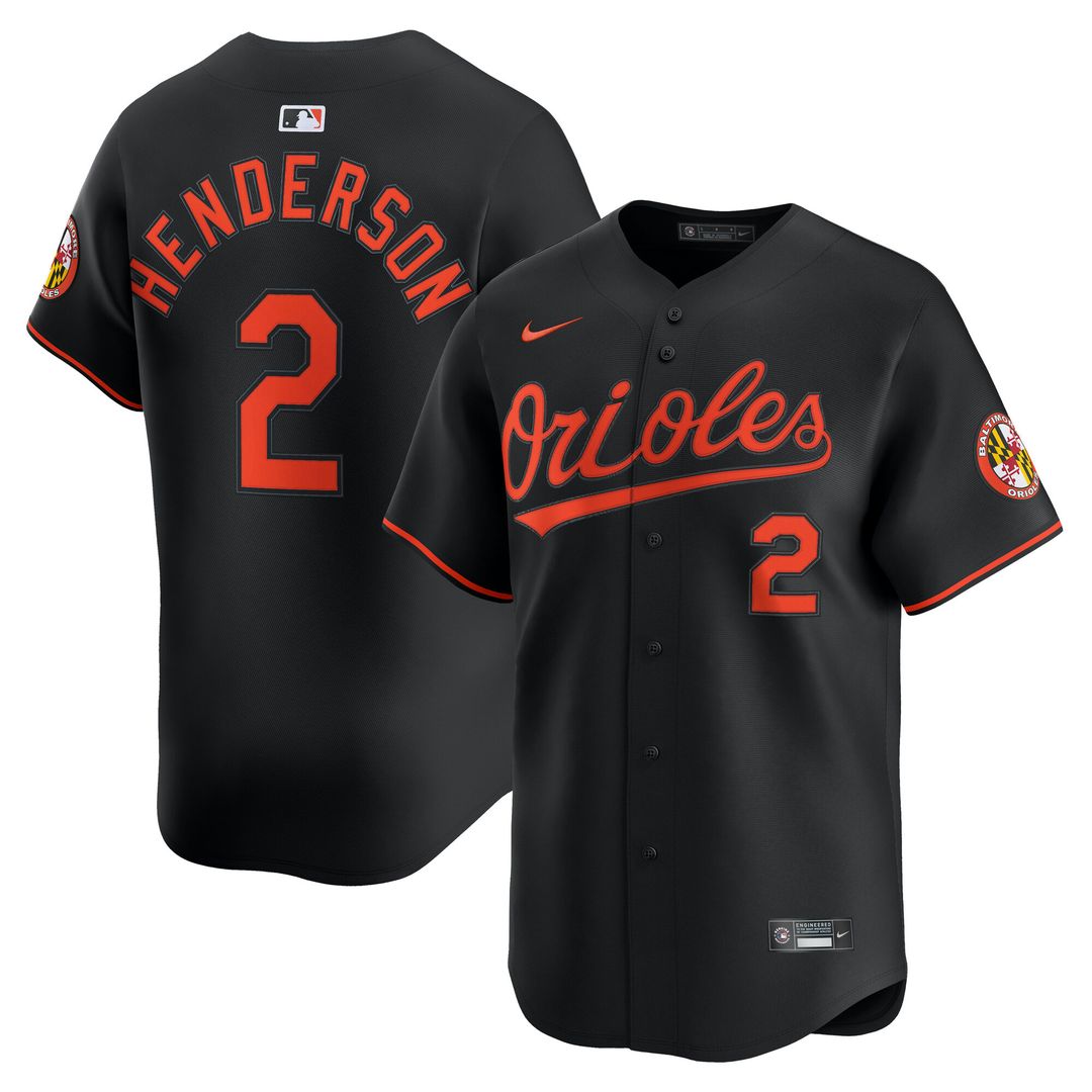 Baltimore Orioles Gunnar Henderson Nike Home Limited Jersey - White
