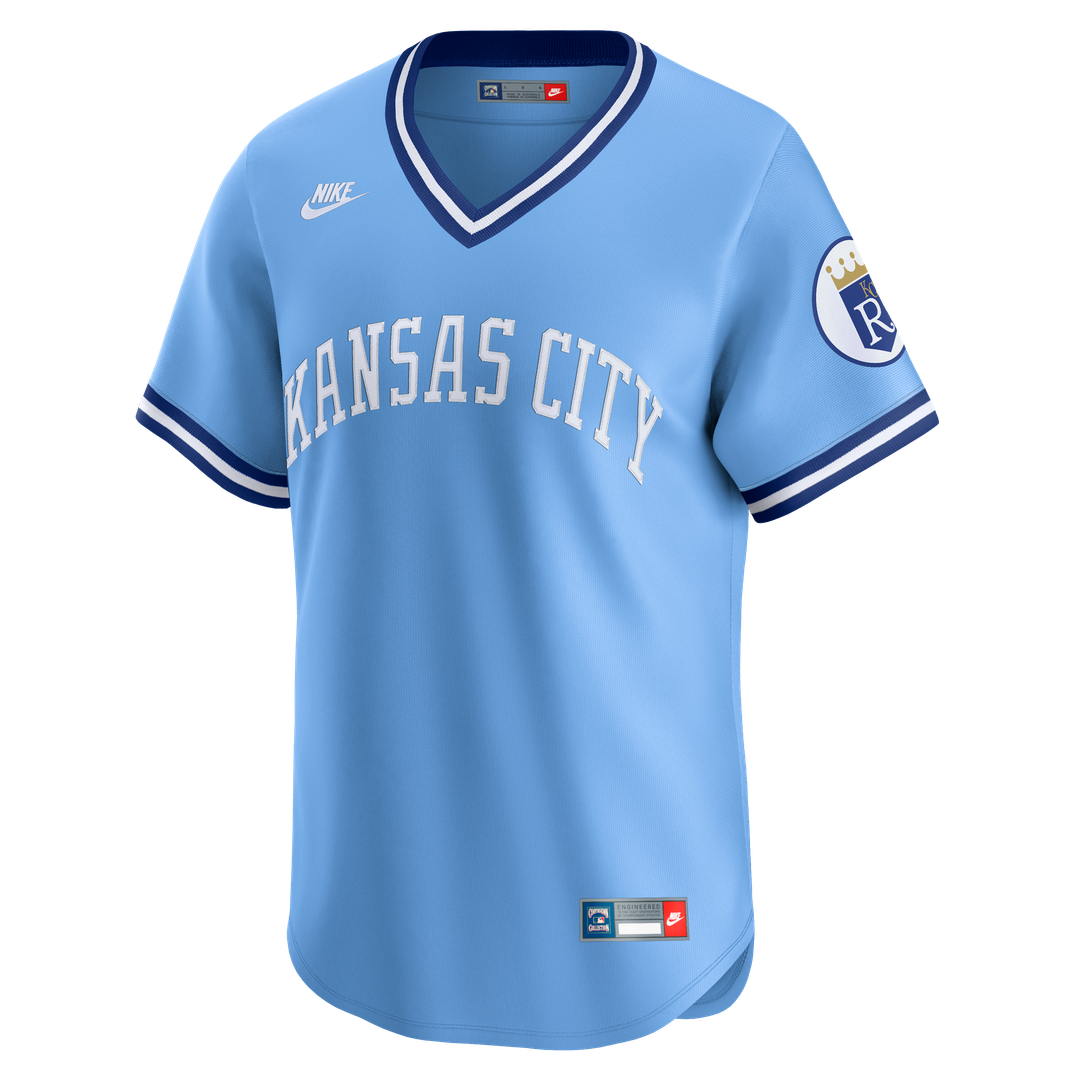 Kansas City Royals Bo Jackson Nike Throwback Cooperstown Limited Jersey - Light Blue