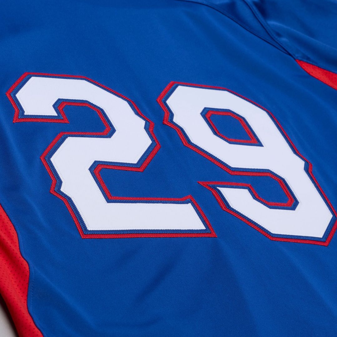 Texas Rangers Adrian Beltre Mitchell & Ness Cooperstown Mesh Batting Practice Button-Up Jersey - Royal