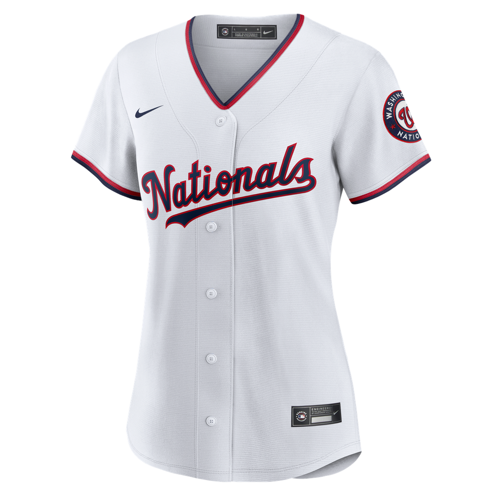 Washington Nationals CJ Abrams Nike Women's Home Replica Jersey - White