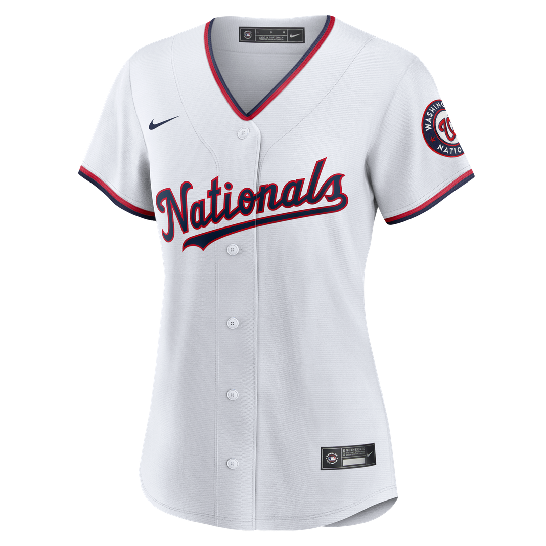 Washington Nationals CJ Abrams Nike Women's Home Replica Jersey - White
