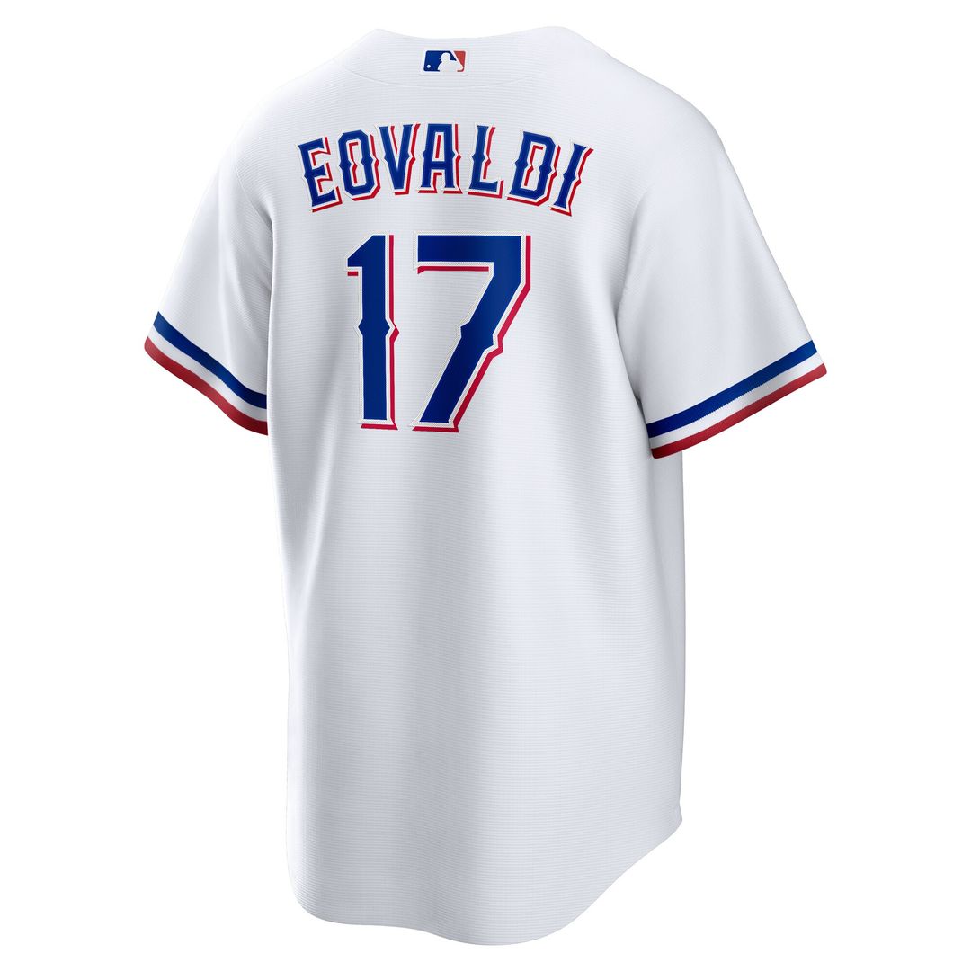 Texas Rangers Nathan Eovaldi Nike Home Replica Jersey - White
