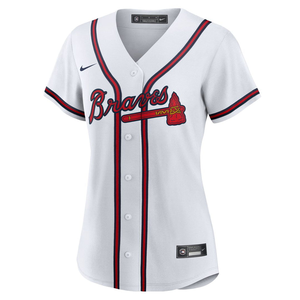Atlanta Braves Austin Riley Nike Women's Home Replica Jersey - White