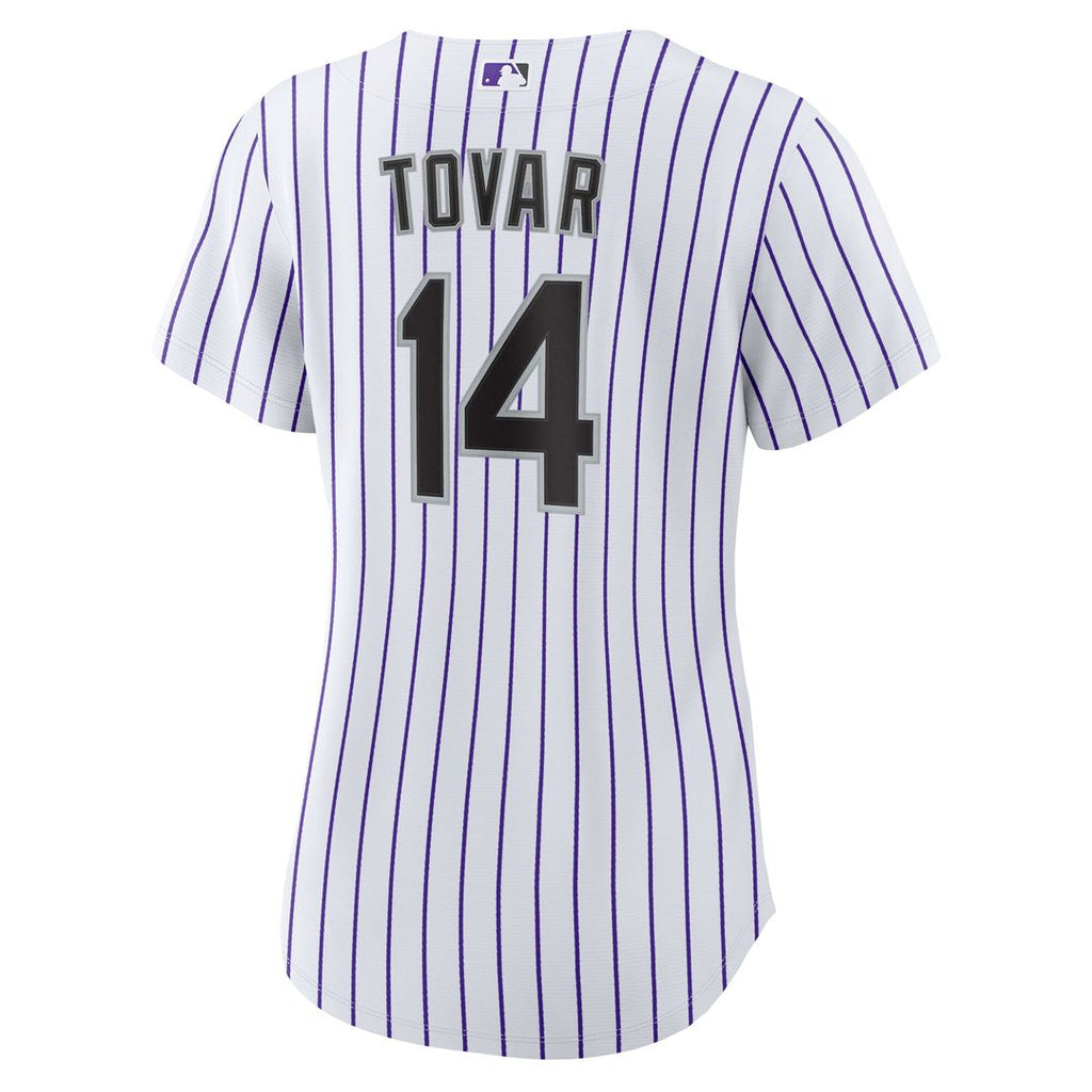 Colorado Rockies Ezequiel Tovar Nike Women's Home Replica Jersey - White