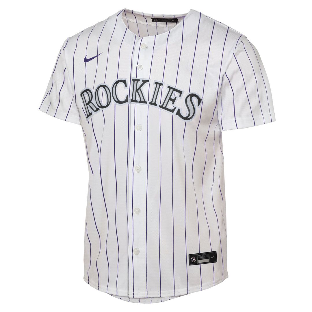 Colorado Rockies Kris Bryant Nike Youth Home Replica Jersey - White
