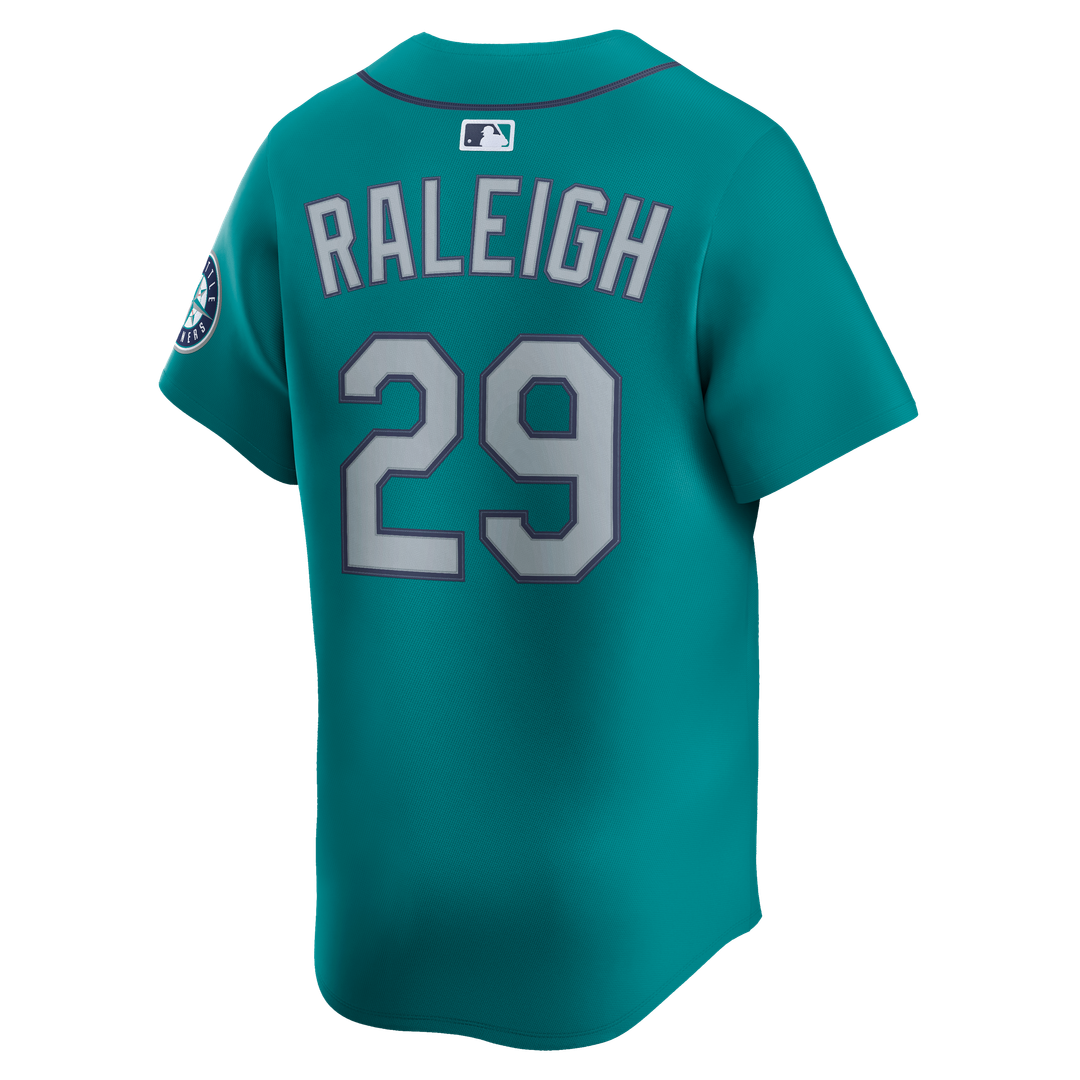 Seattle Mariners Cal Raleigh Nike Alternate Limited Jersey - Teal