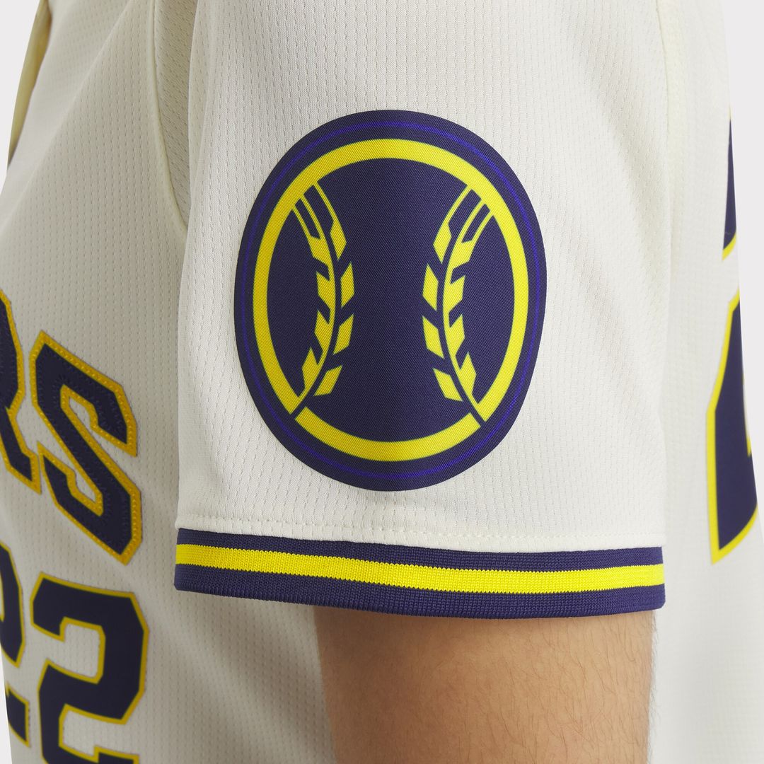 Milwaukee Brewers Christian Yelich Nike Women's Home Limited Jersey - Cream