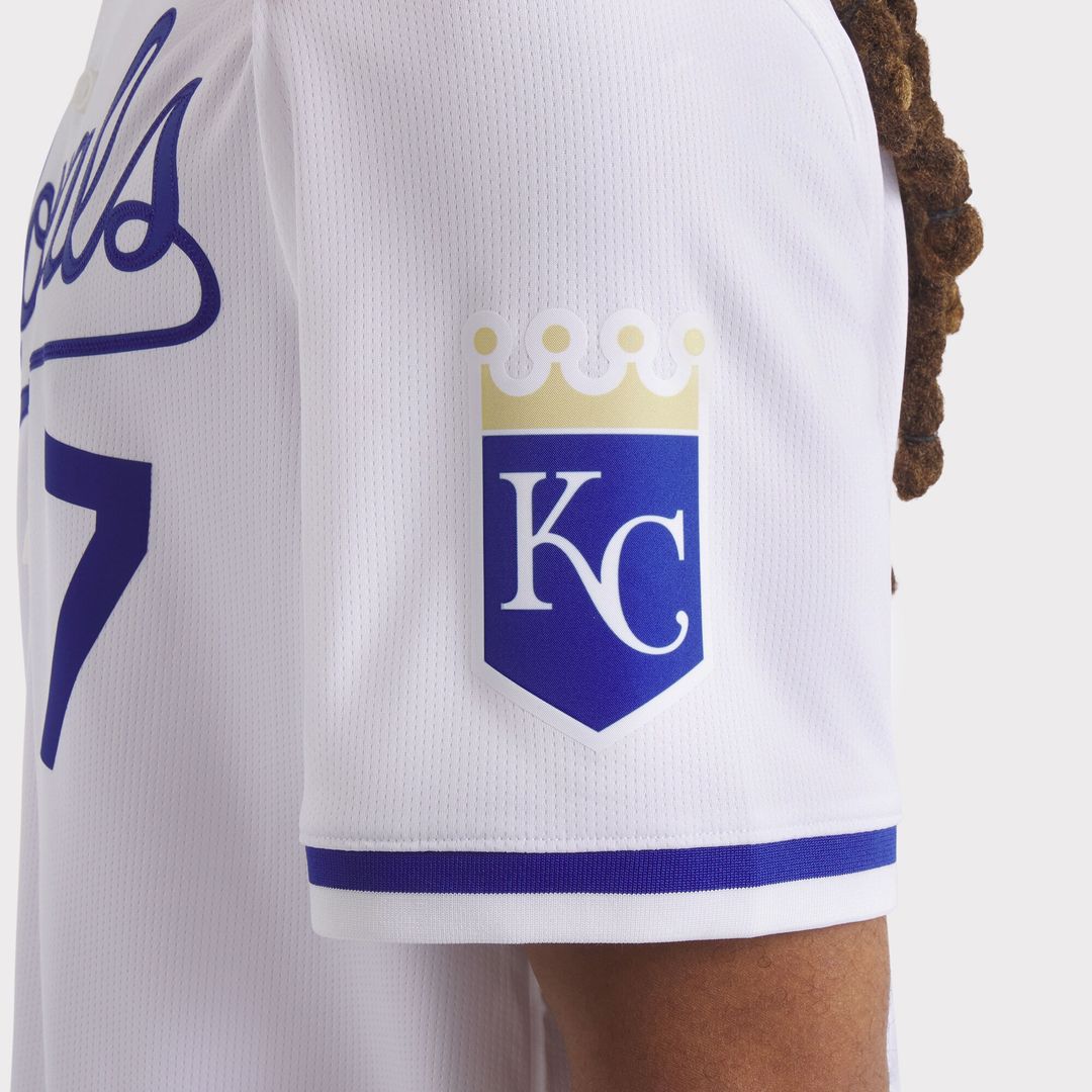 Kansas City Royals Bobby Witt Jr. Nike Home Limited Jersey - White