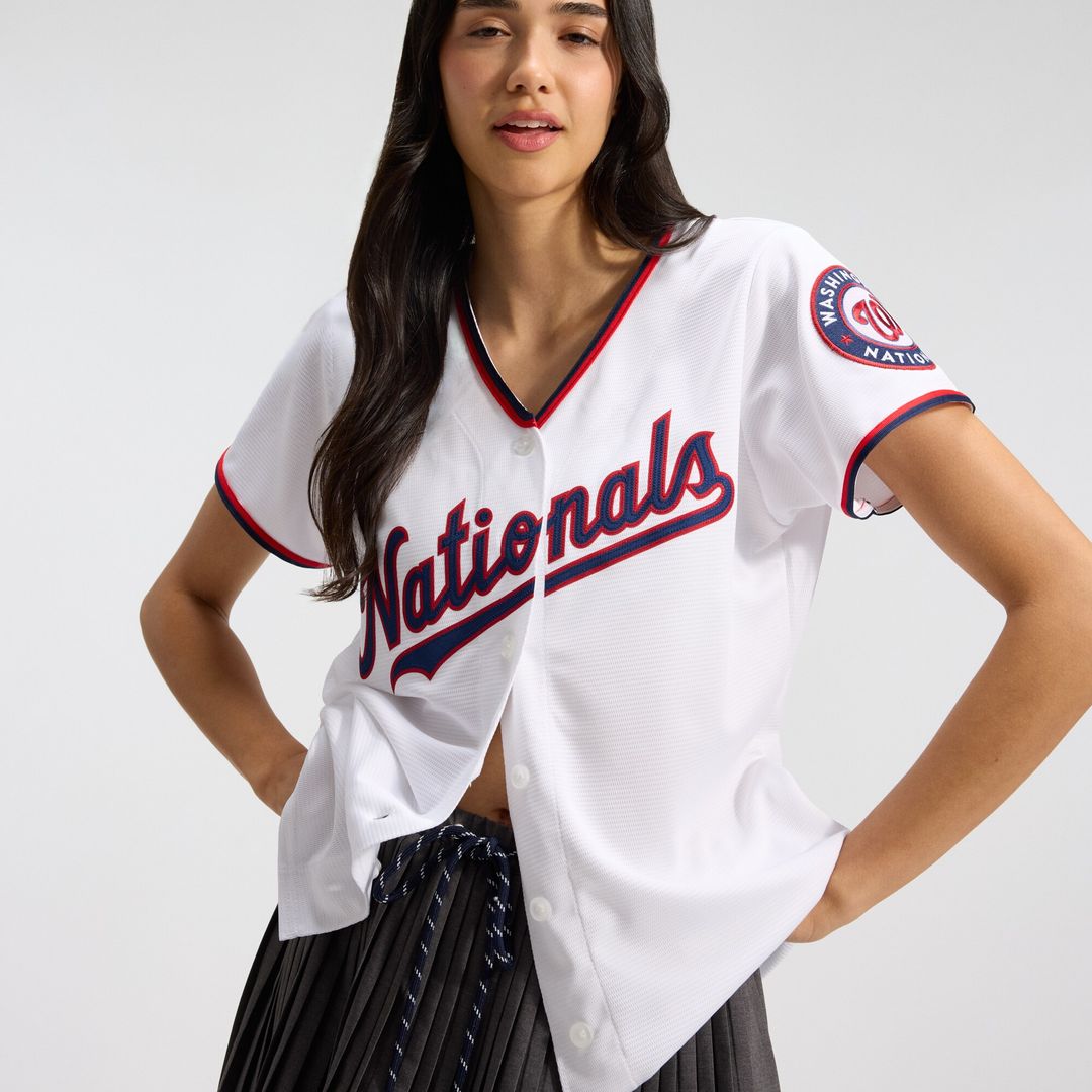 Washington Nationals CJ Abrams Nike Women's Home Replica Jersey - White