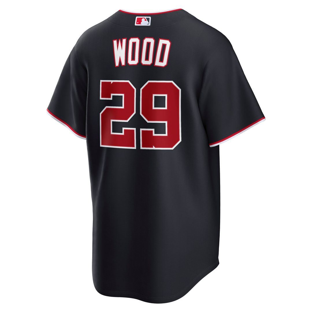 Washington Nationals James Wood Nike Alternate Replica Jersey - Navy